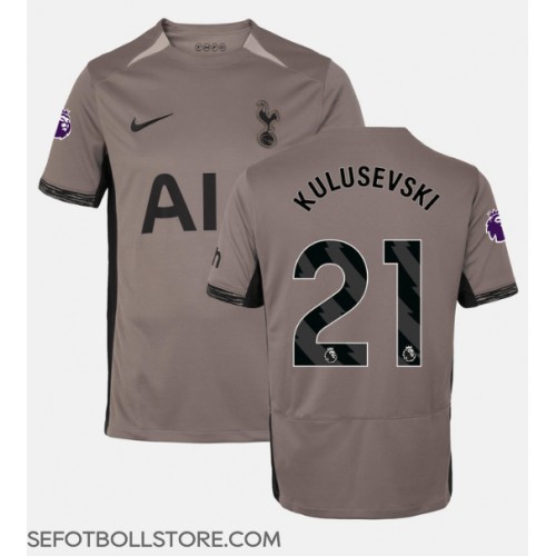 Tottenham Hotspur Dejan Kulusevski #21 Replika Tredje Tröja 2023-24 Kortärmad